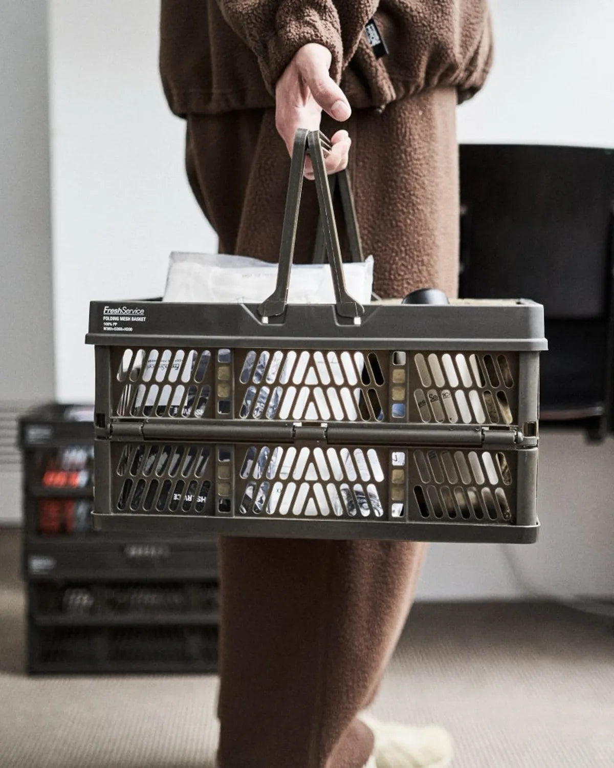 FreshService / FOLDING MESH BASKET (FSP253-99041B)