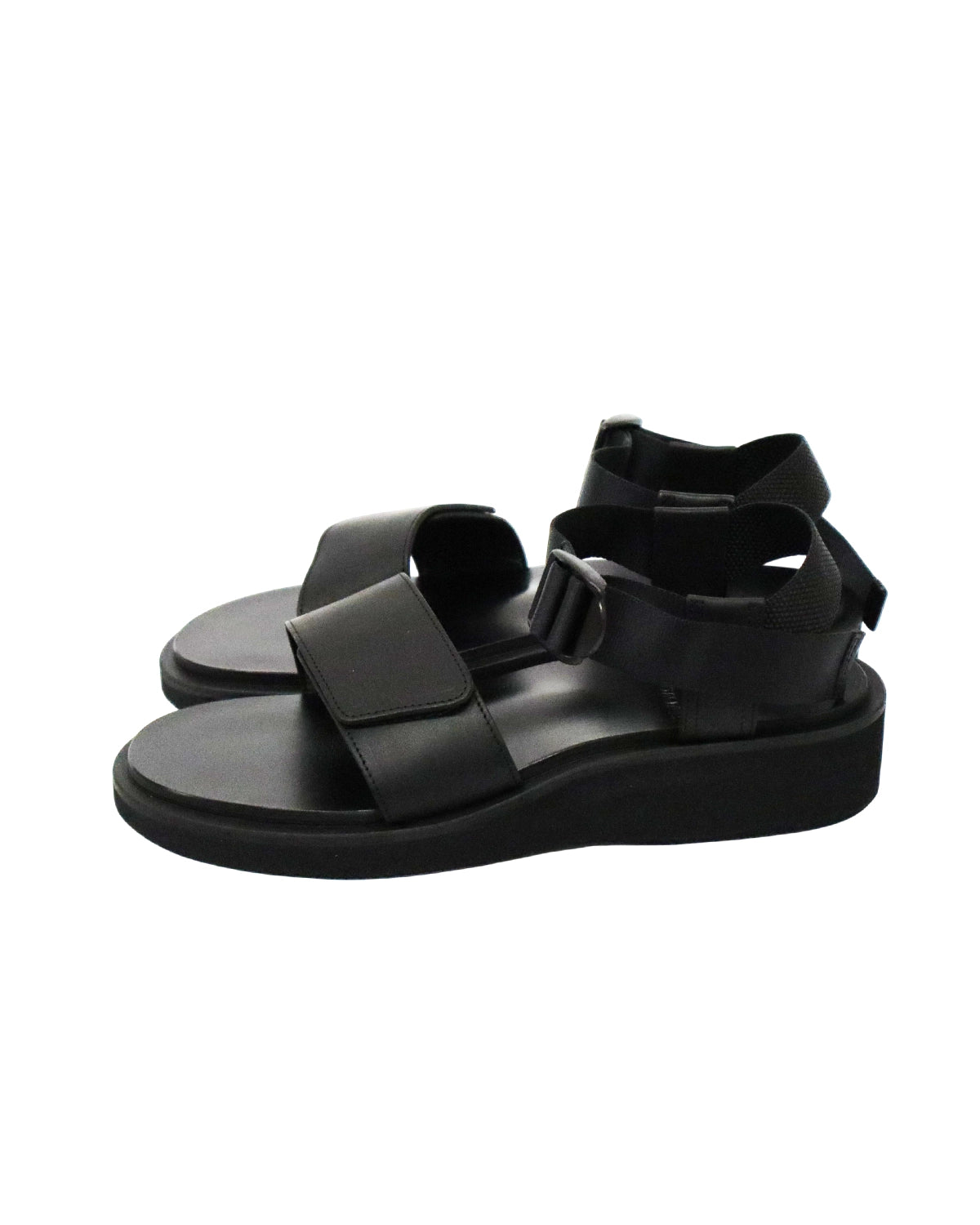 FOOTWORKS（フットワークス）/ Sandals with Velcro Straps -wide belt