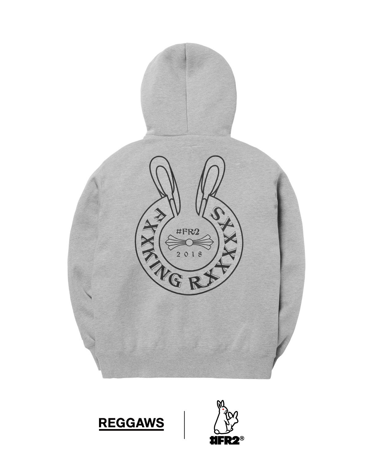 FR2 × REGGAWS EXCLUSIVE / LOGO HOODIE