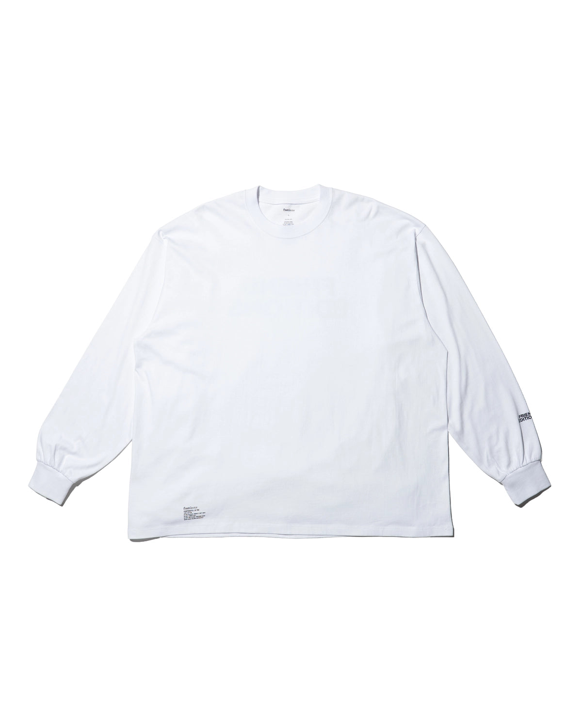 FreshService / FRIEND EDITIONS CORPORATE L/S TEE "NYC × TYO" (FSC261-70089FE)