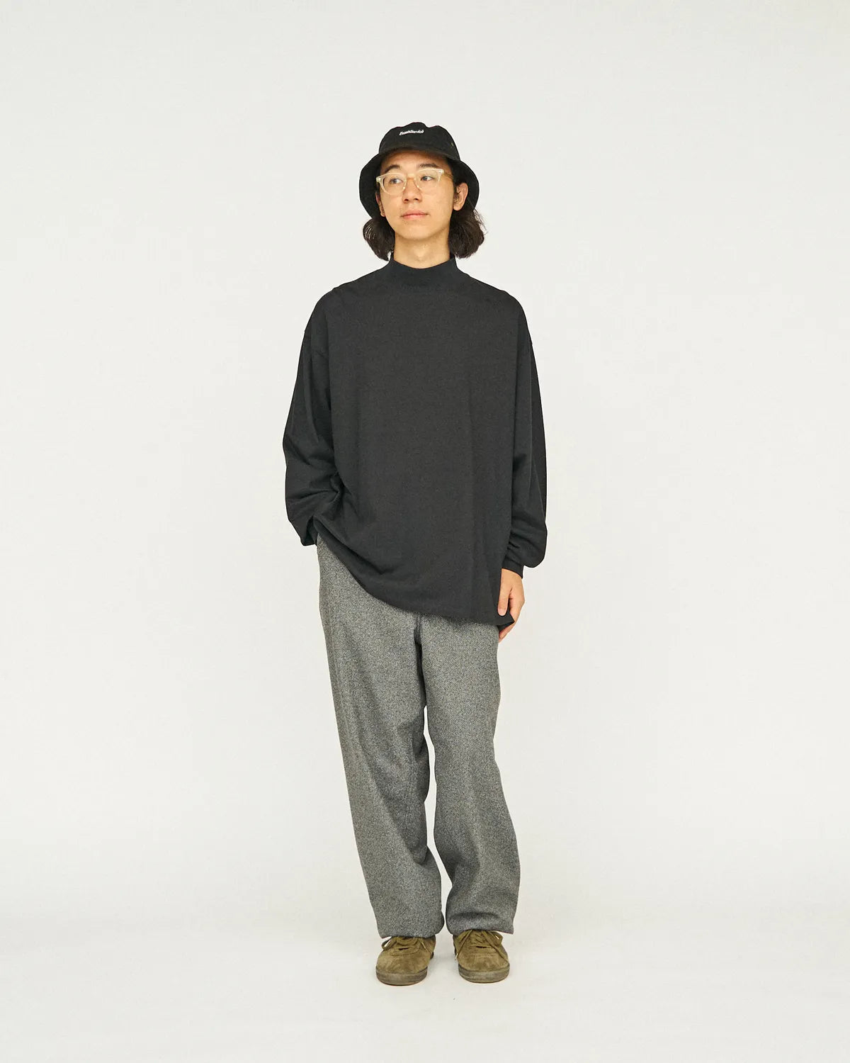 FreshService / 2-PACK CORPORATE L/S MOCK NECK TEE (FSP253-70008B)
