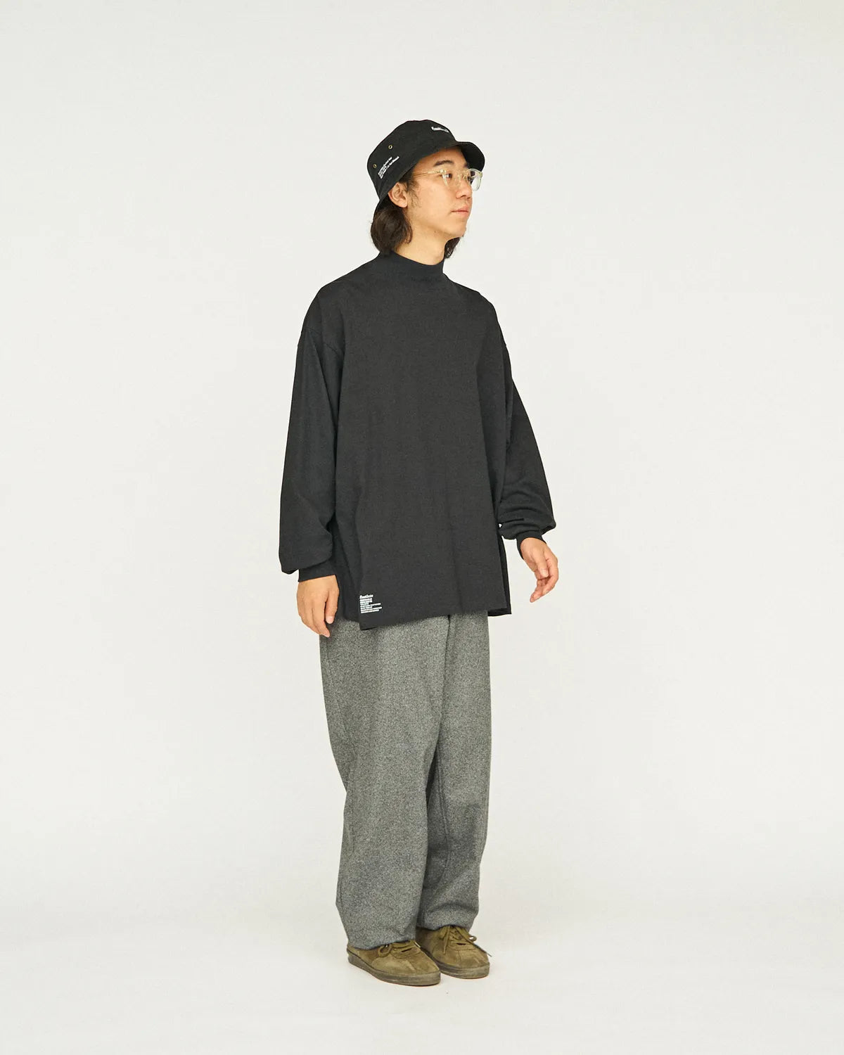 FreshService / 2-PACK CORPORATE L/S MOCK NECK TEE (FSP253-70008B)