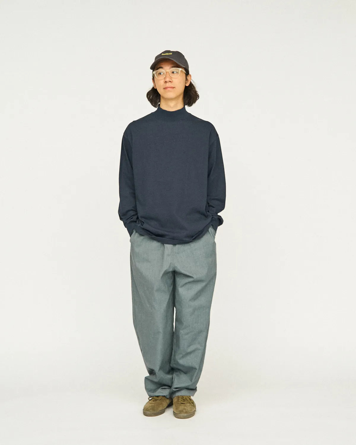FreshService / 2-PACK CORPORATE L/S MOCK NECK TEE (FSP253-70008B)