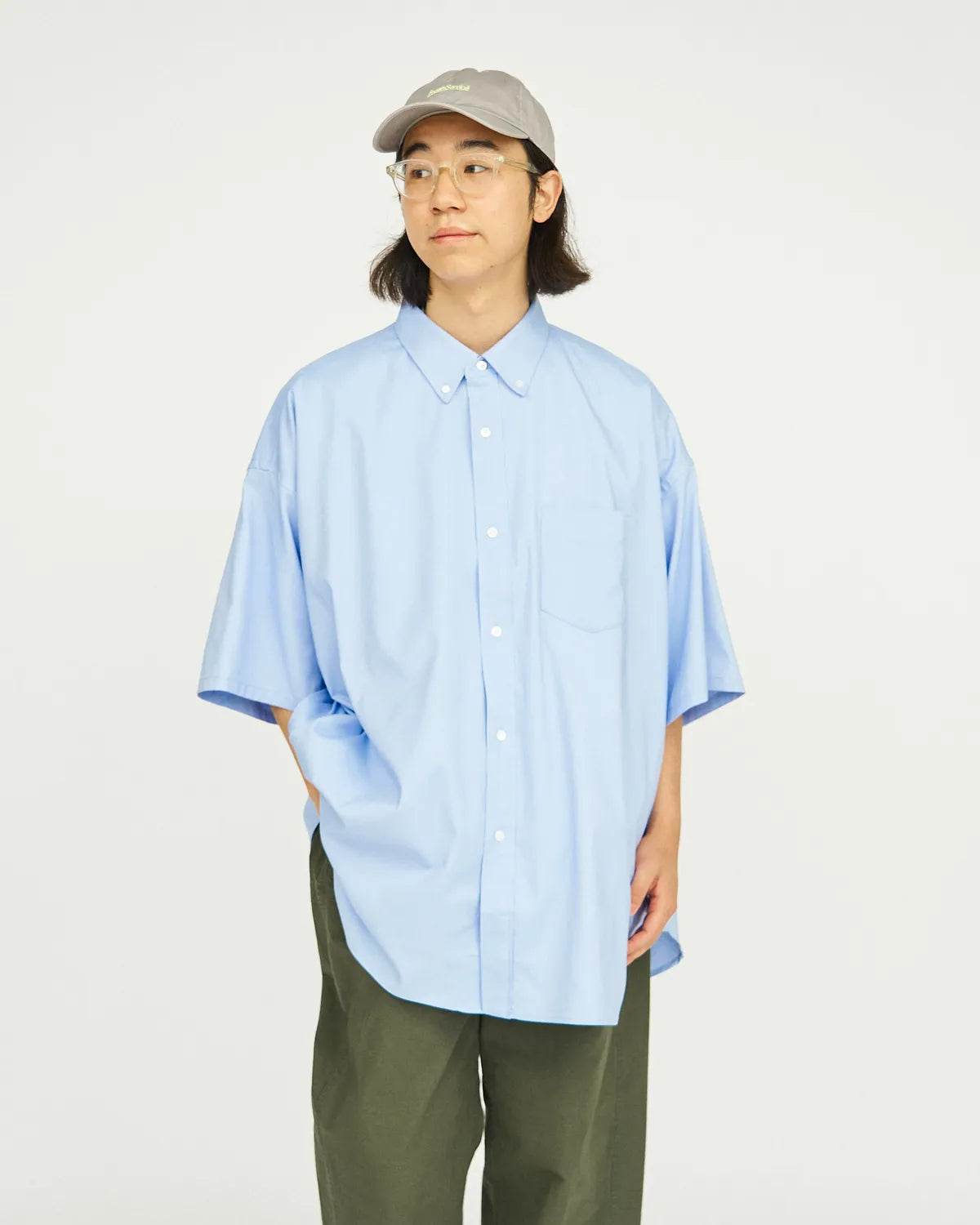 FreshService / DRY OXFORD CORPORATE S/S B.D SHIRT (FSC252-50020B)
