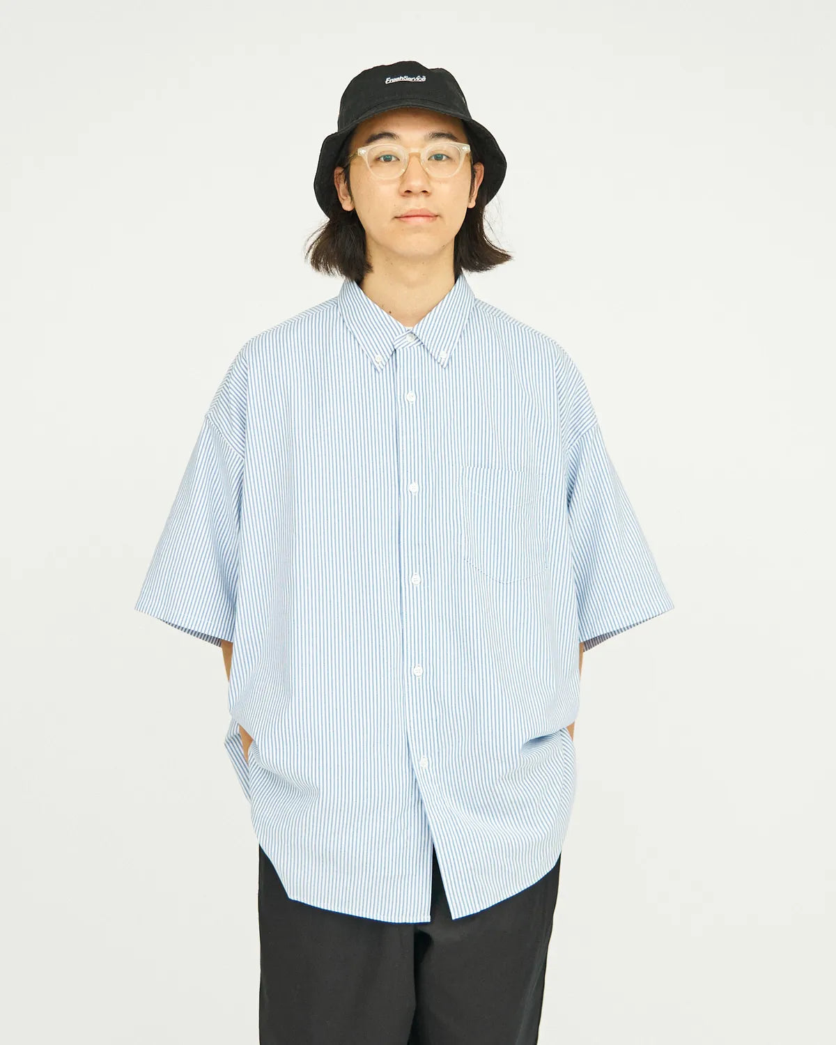 FreshService / DRY OXFORD CORPORATE S/S B.D SHIRT (FSC252-50020B)