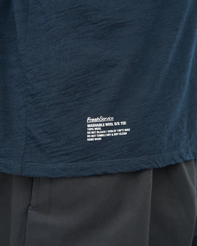 FreshService / WASHABLE WOOL S/S TEE