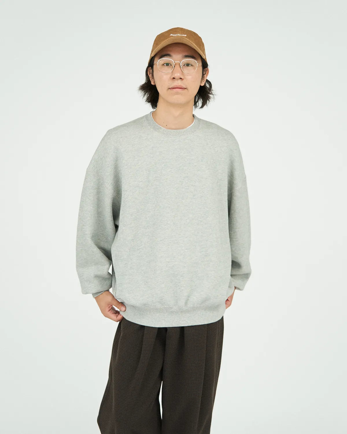 FreshService / HEAVY OZ CREW NECK SWEAT (FSC253-70236B)