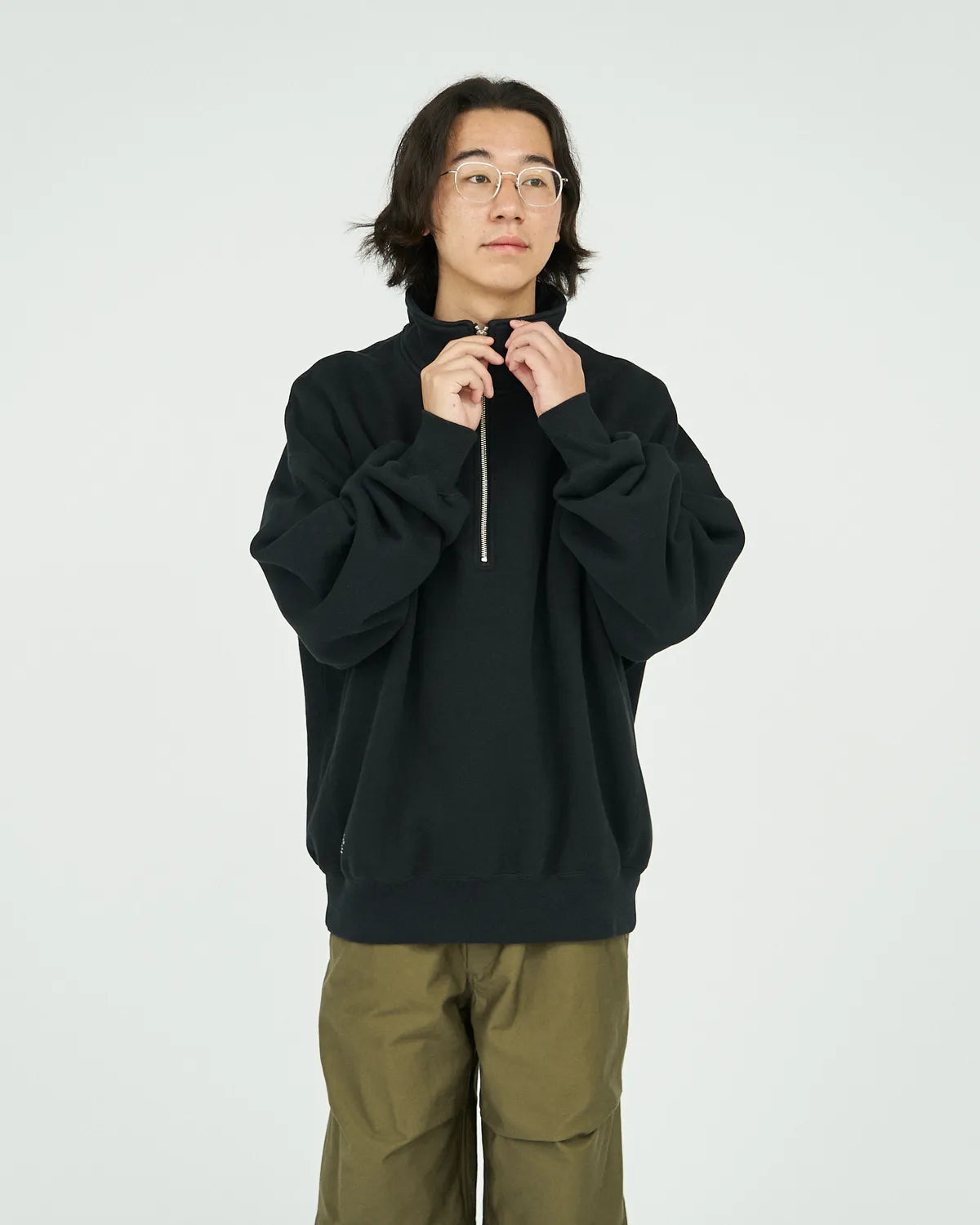 FreshService / HEAVY OZ HALF ZIP PULLOVER (FSC253-70238B)