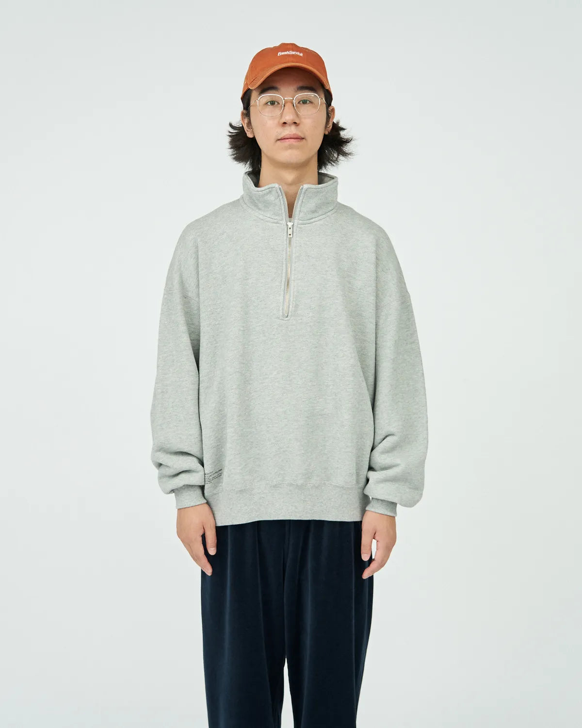 FreshService / HEAVY OZ HALF ZIP PULLOVER (FSC253-70238B)