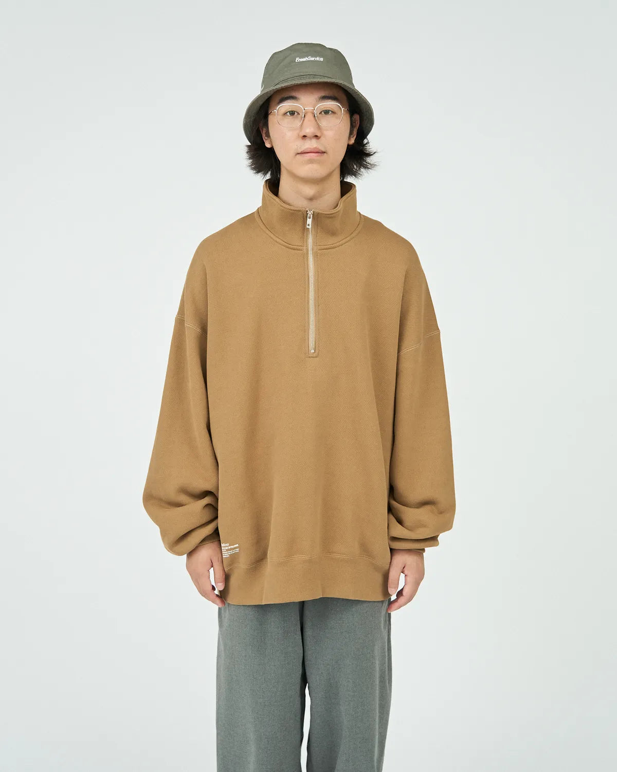 FreshService / HEAVY OZ HALF ZIP PULLOVER (FSC253-70238B)