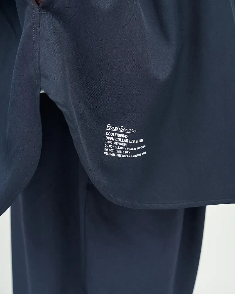 FreshService / COOLFIBER OPEN COLLAR L/S SHIRT (FSC252-50024)