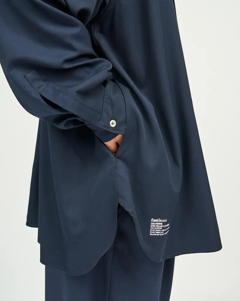 FreshService / COOLFIBER OPEN COLLAR L/S SHIRT (FSC252-50024)