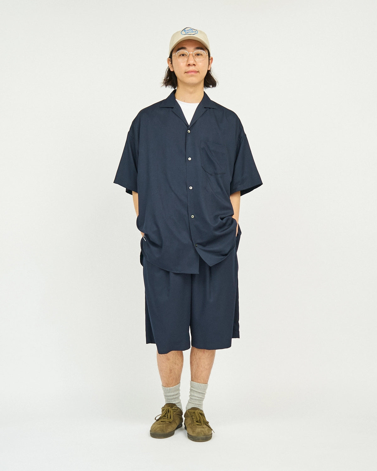 FreshService / COOLFIBER OPEN COLLAR S/S SHIRT (FSC252-50025)