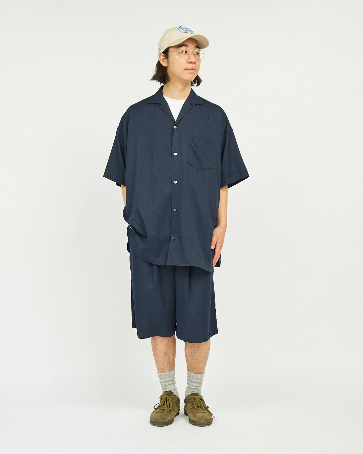 FreshService / COOLFIBER TWO TUCK EASY SHORTS (FSC252-40027)