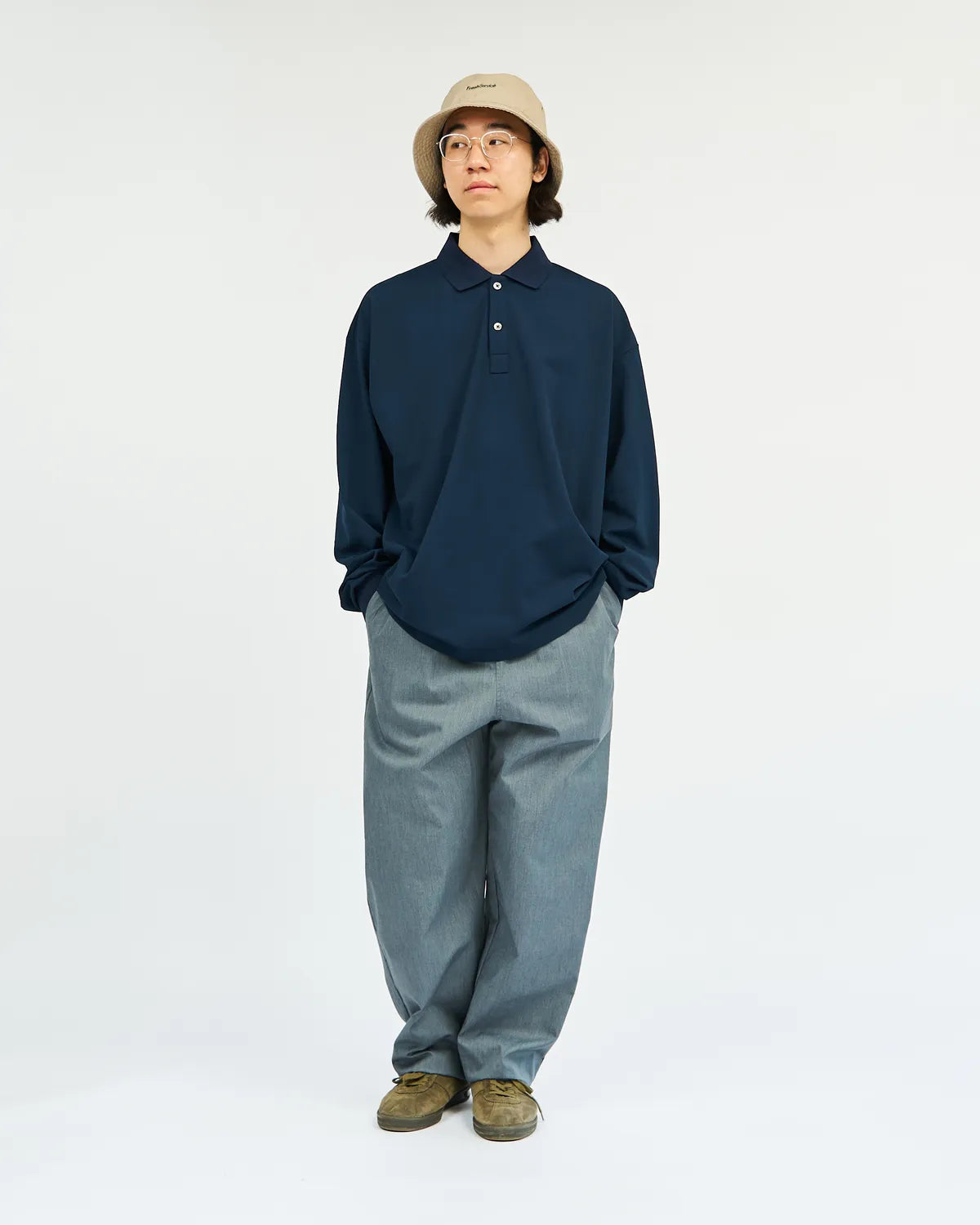 FreshService / DRY PIQUE JERSEY L/S POLO (FSC253-70011B)