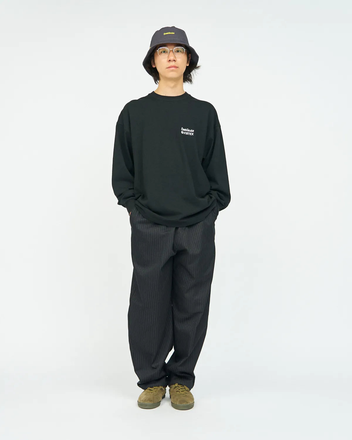 FreshService × VIBTEX / VIBTEX for FreshService L/S CREW NECK TEE (FSC254-70002B)