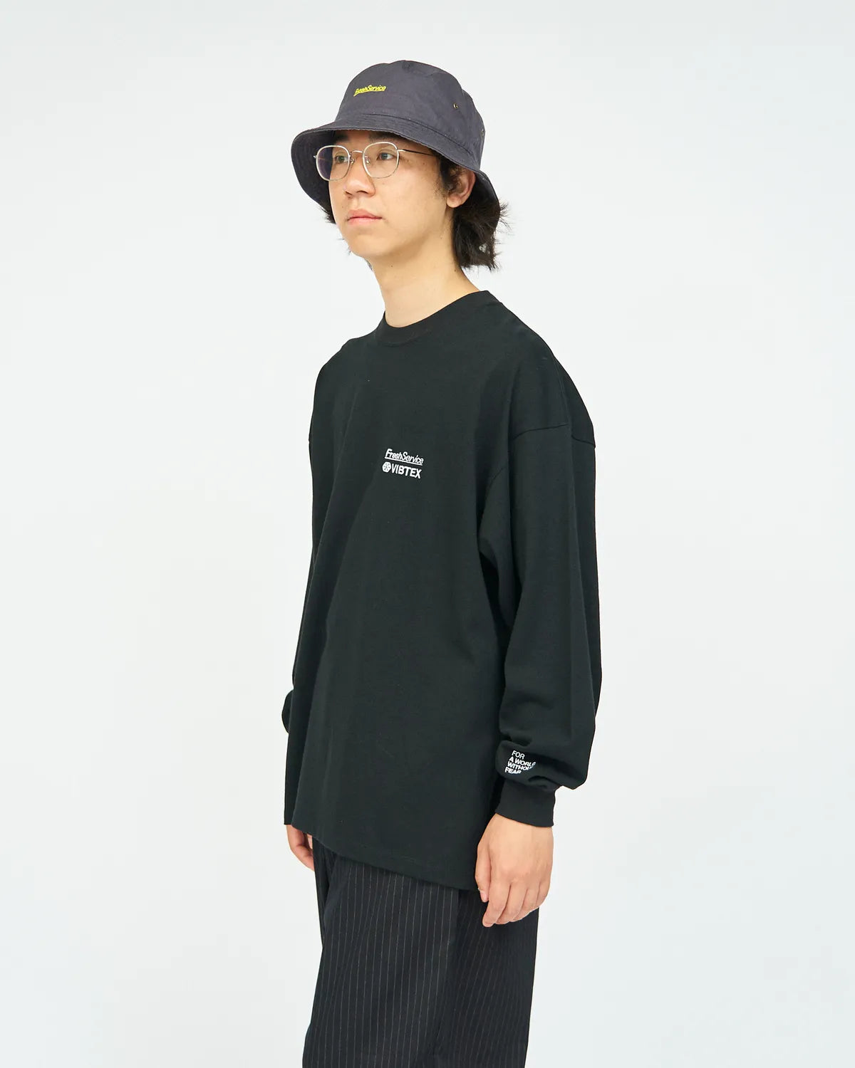FreshService × VIBTEX / VIBTEX for FreshService L/S CREW NECK TEE (FSC254-70002B)