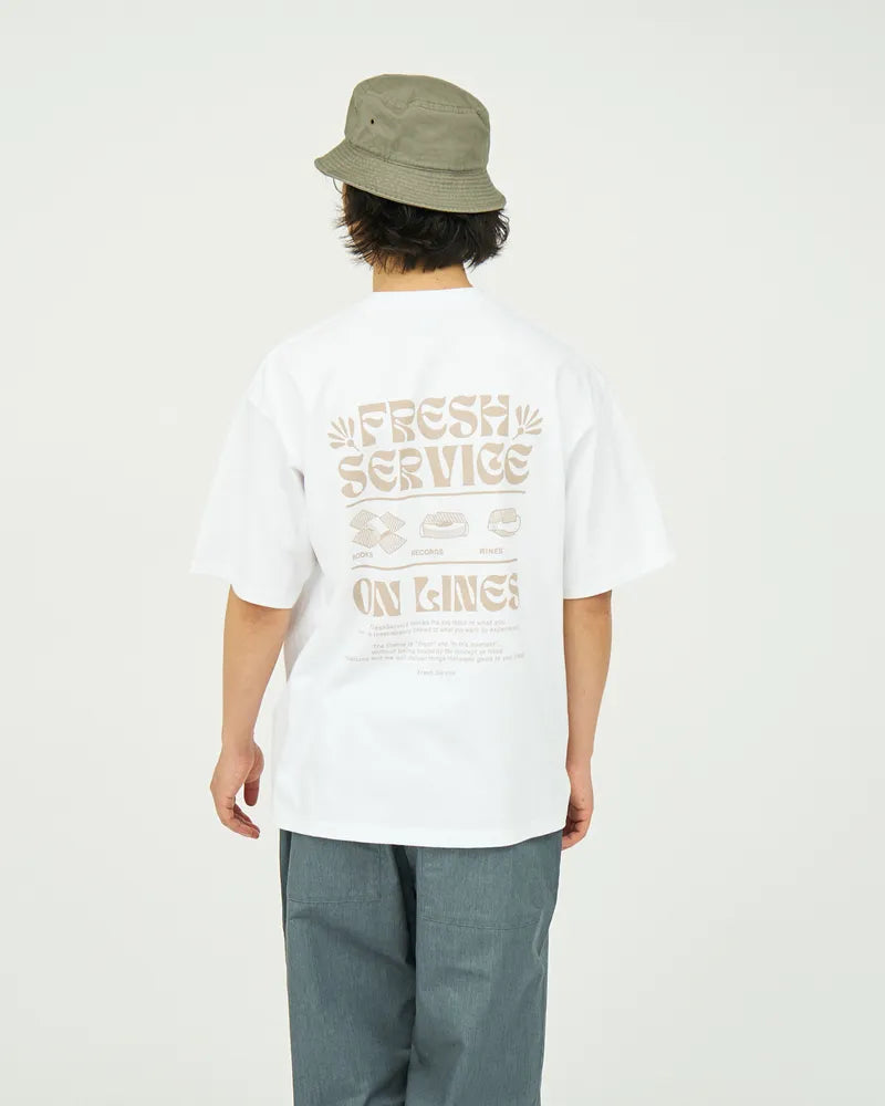 FreshService / CORPORATE PRINTED S/S TEE "ON LINES" (FSC241-70123)