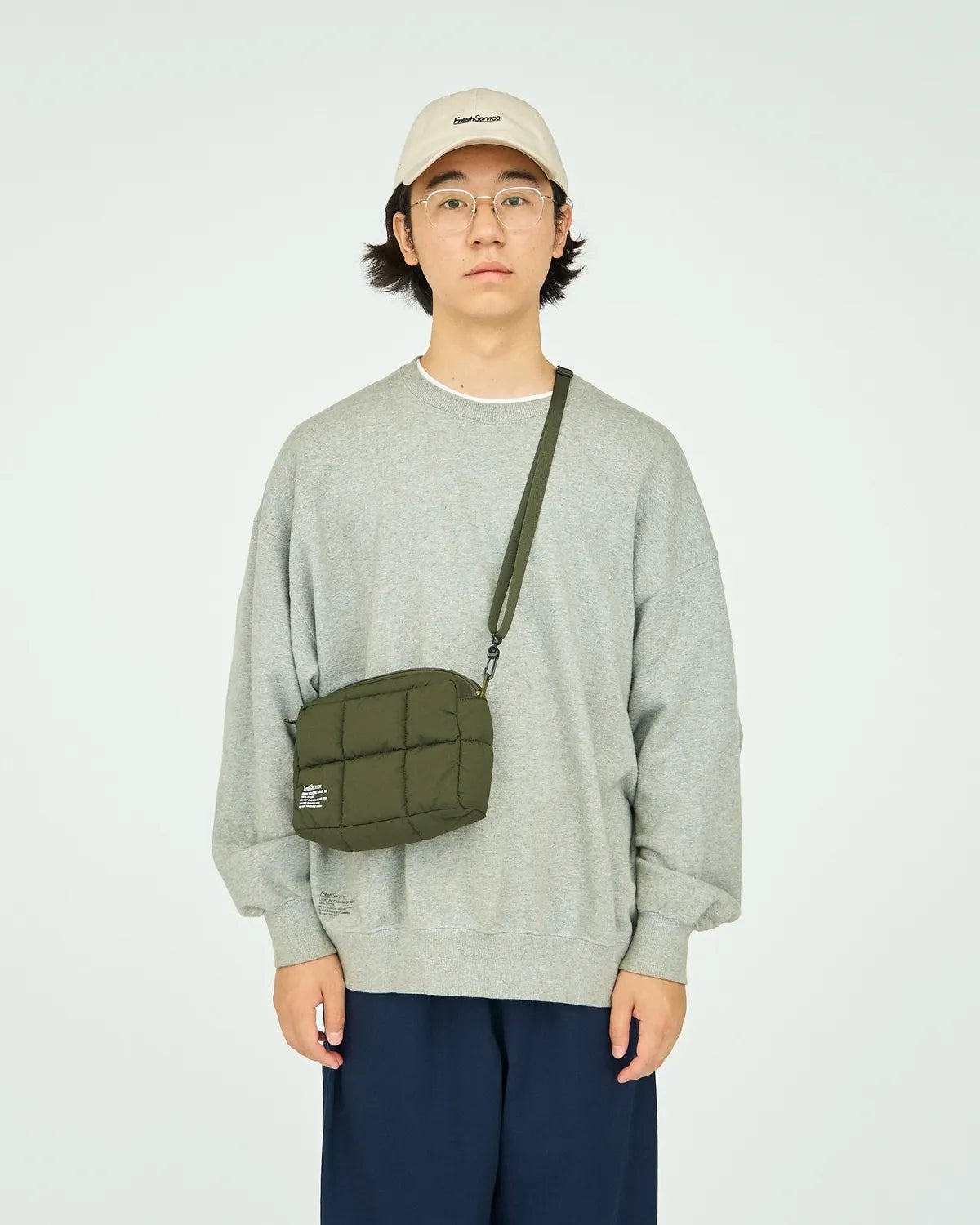 FreshService / QUILTED CUBE BAG_M (FSP253-90188)