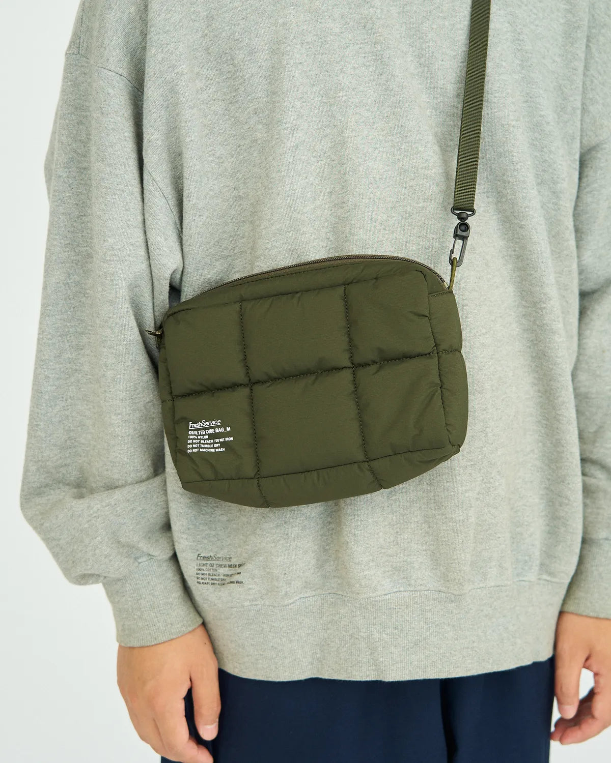 FreshService / QUILTED CUBE BAG_M (FSP253-90188)
