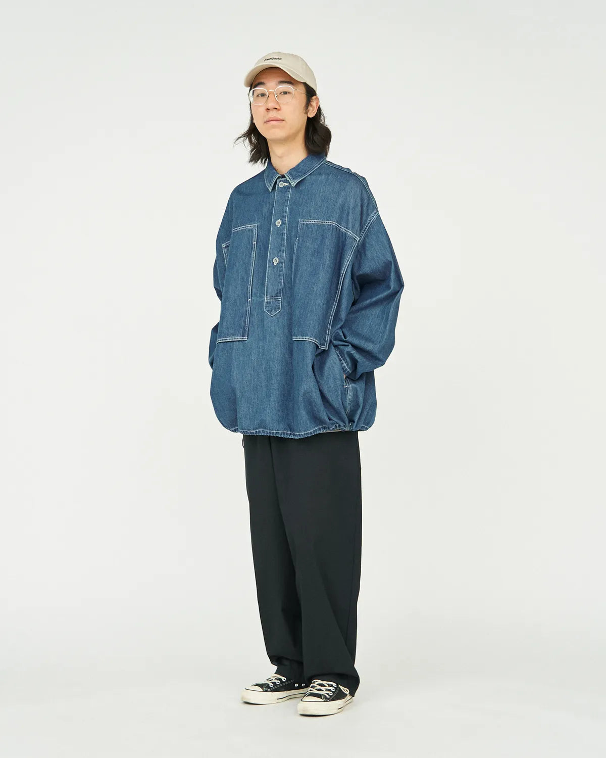 FreshService / DENIM PULLOVER SHIRT (FSC253-50120FB)