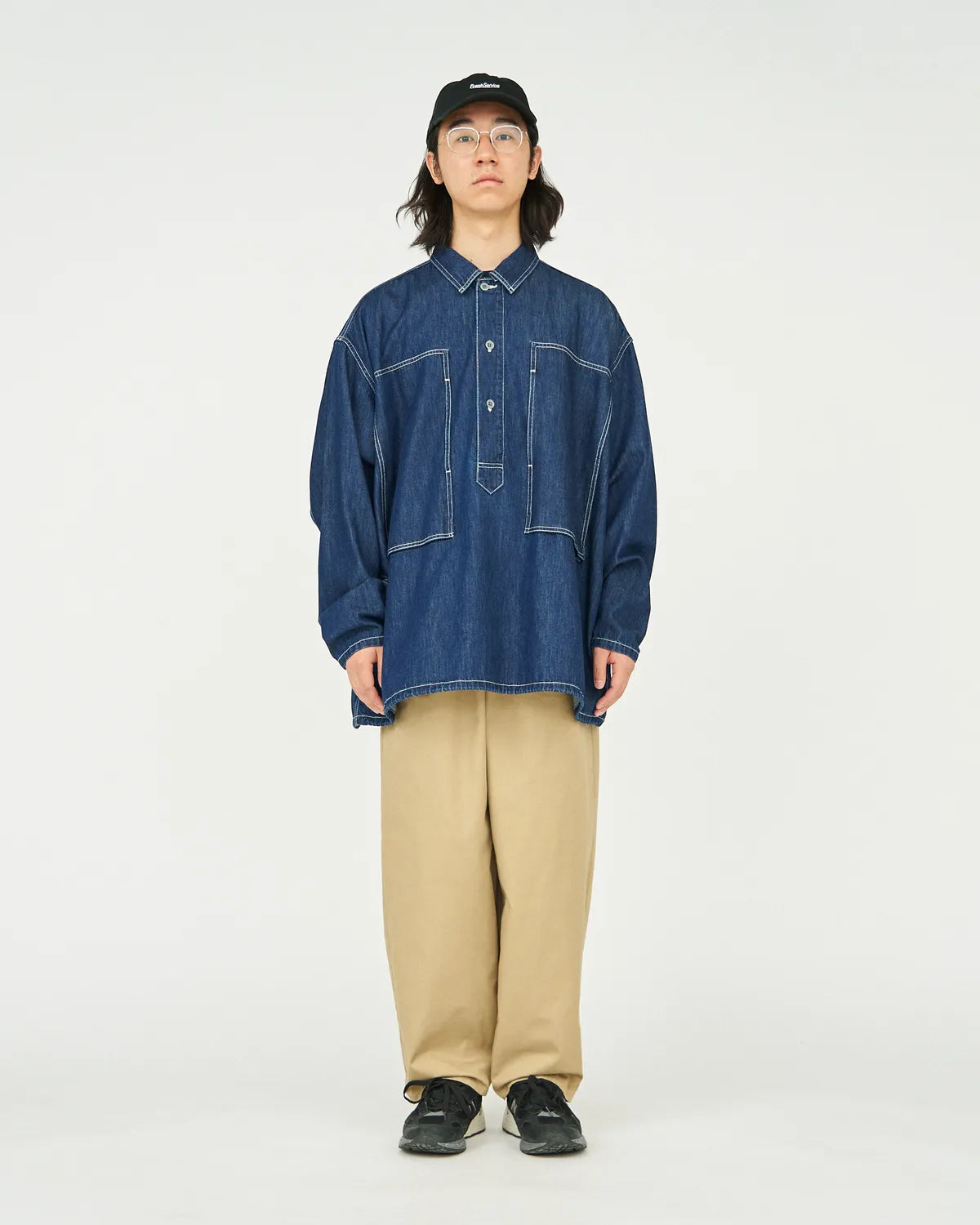 FreshService / DENIM PULLOVER SHIRT (FSC253-50119OB)