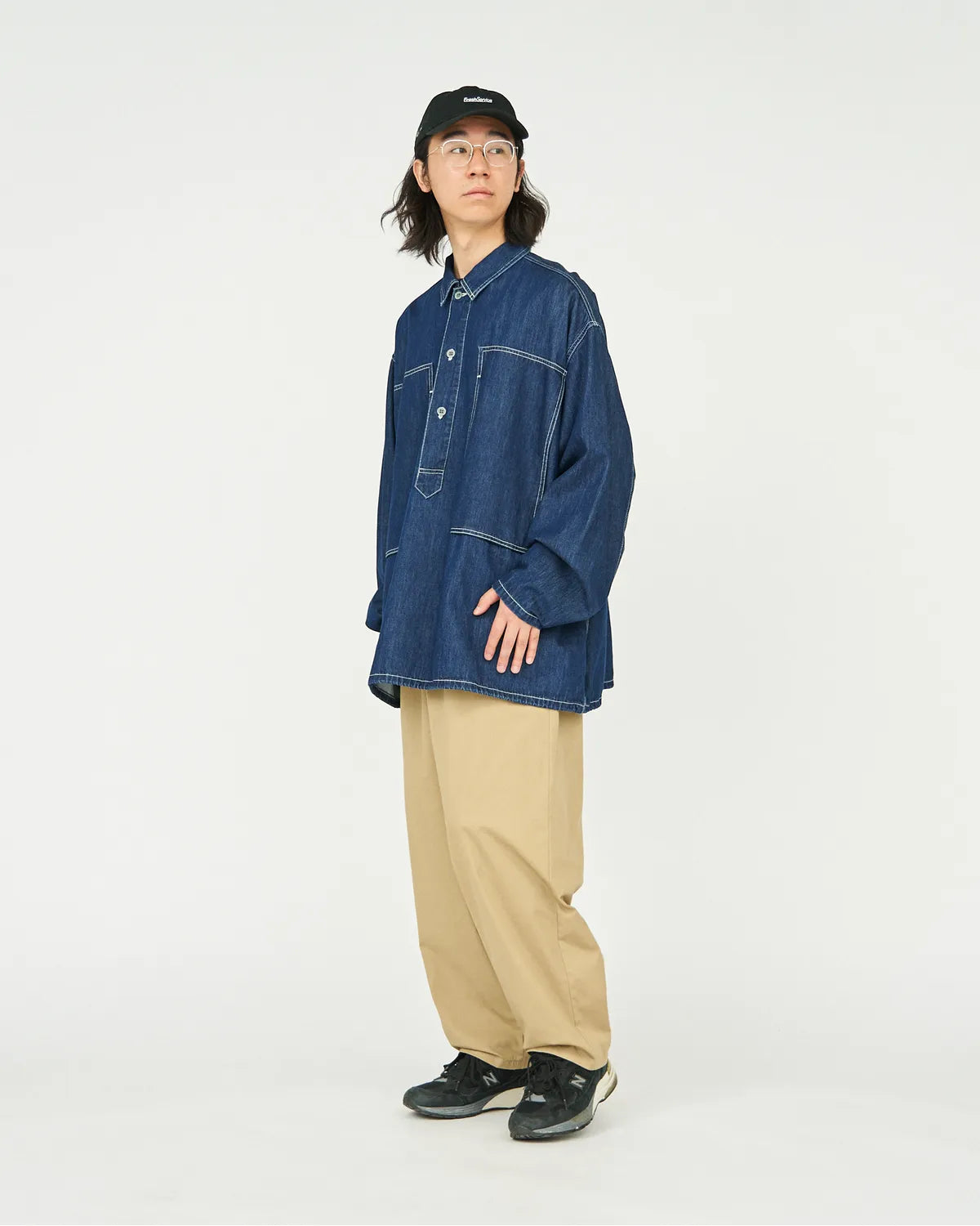 FreshService / DENIM PULLOVER SHIRT (FSC253-50119OB)