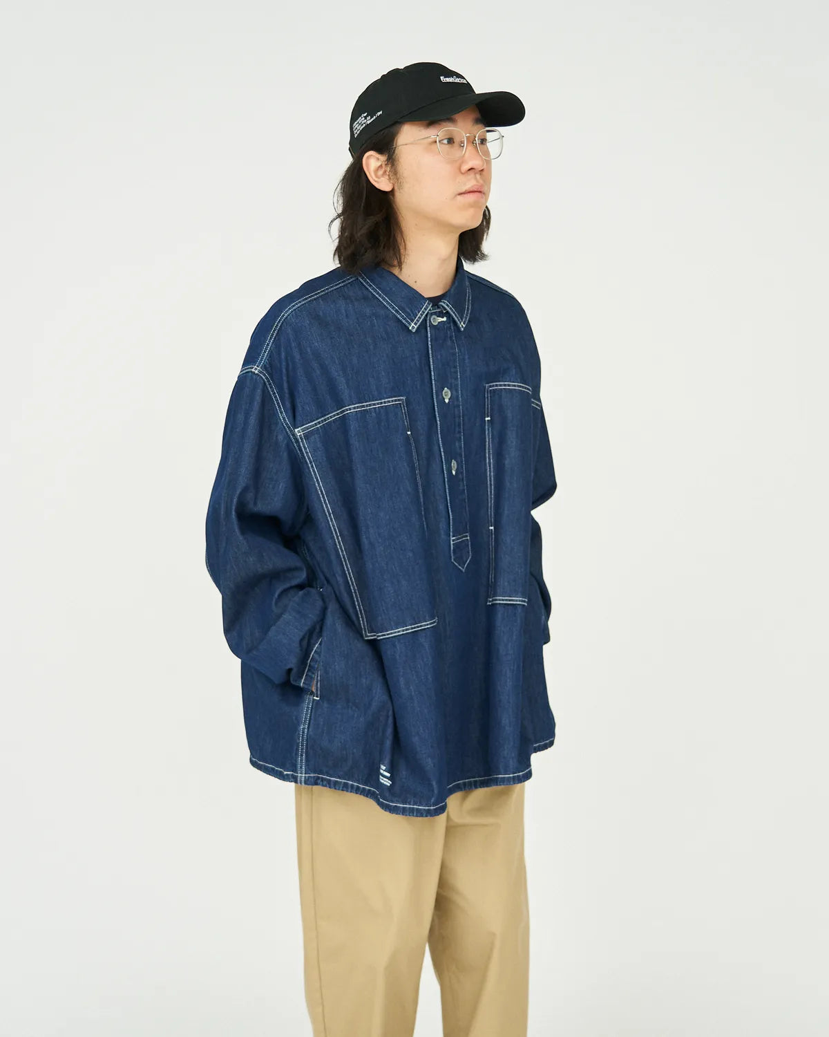 FreshService / DENIM PULLOVER SHIRT (FSC253-50119OB)