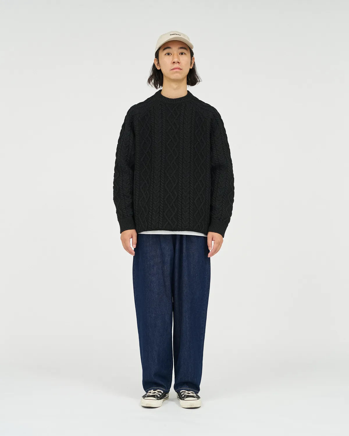 FreshService / SHETLAND WOOL × SOLOTEX® TECH FISHERMAN SWEATER (FSC253-80165)