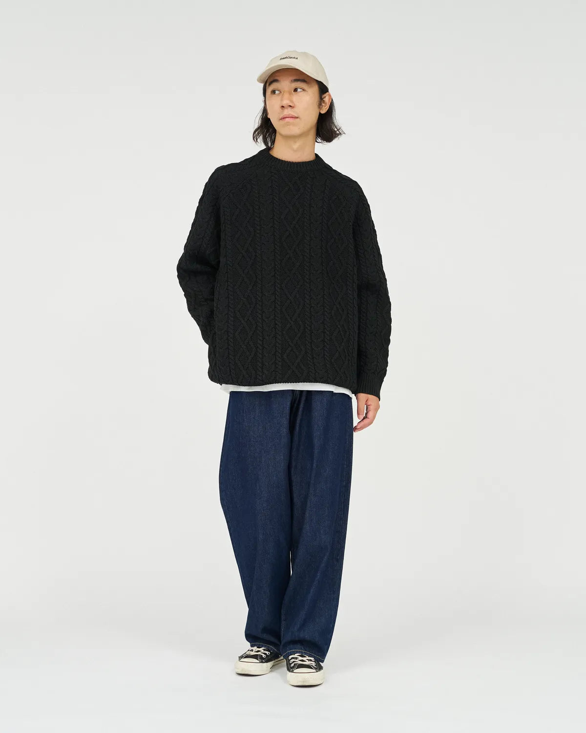 FreshService / SHETLAND WOOL × SOLOTEX® TECH FISHERMAN SWEATER (FSC253-80165)