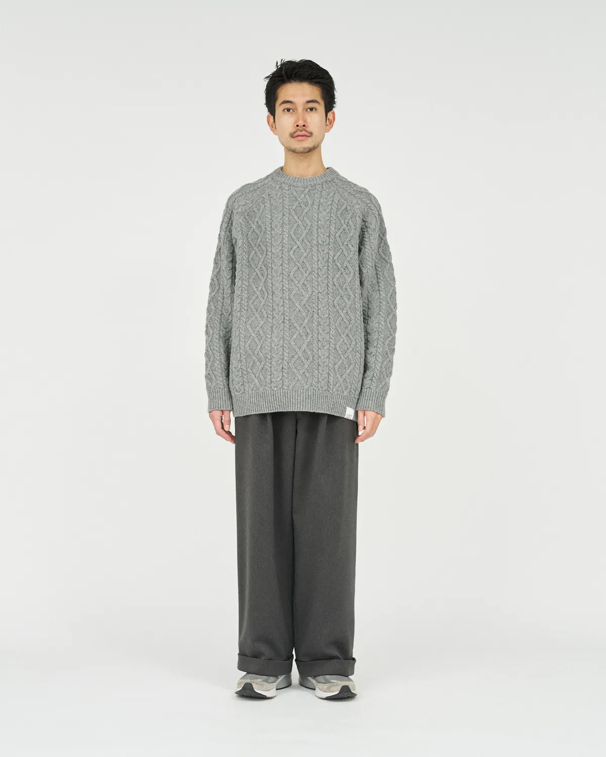FreshService / SHETLAND WOOL × SOLOTEX® TECH FISHERMAN SWEATER (FSC253-80165)