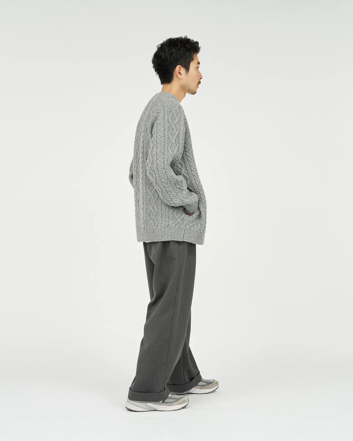 FreshService / SHETLAND WOOL × SOLOTEX® TECH FISHERMAN SWEATER (FSC253-80165)