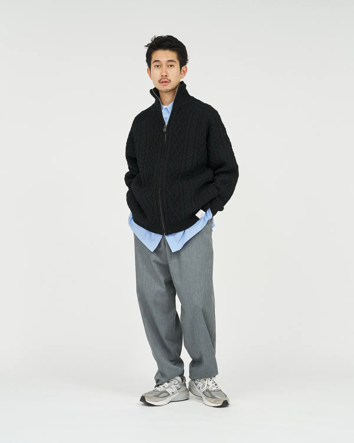 FreshService / SHETLAND WOOL × SOLOTEX® TECH FISHERMAN ZIP-UP (FSC253-80166)