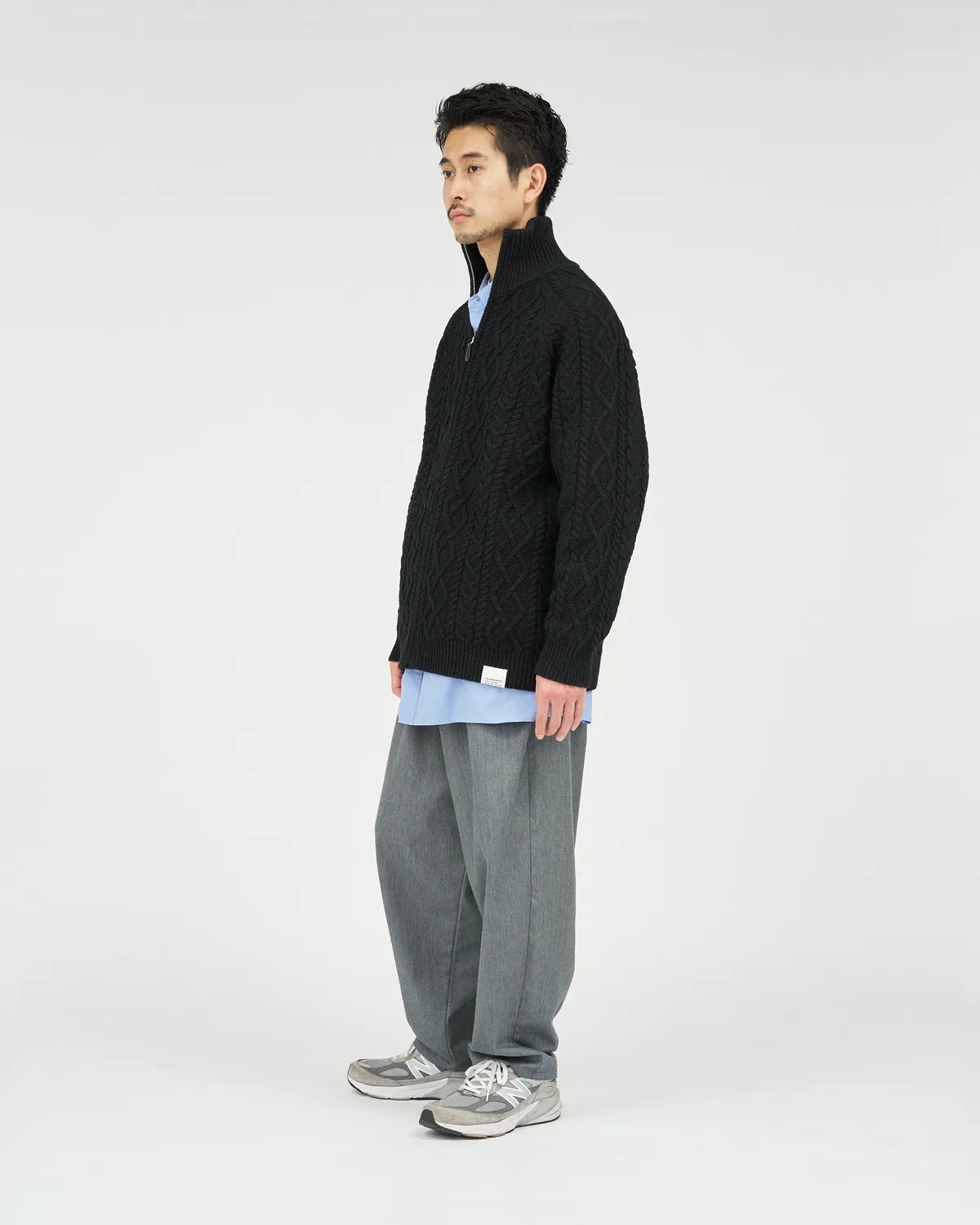 FreshService / SHETLAND WOOL × SOLOTEX® TECH FISHERMAN ZIP-UP (FSC253-80166)