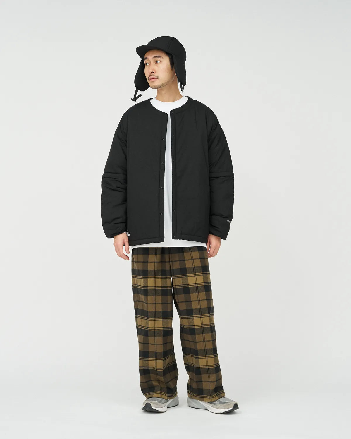FreshService / FLANNEL CHECK UTILITY OVER PANTS (FSC254-40060)