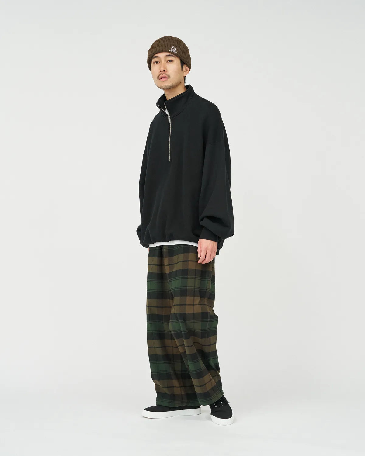 FreshService / FLANNEL CHECK UTILITY OVER PANTS (FSC254-40060)