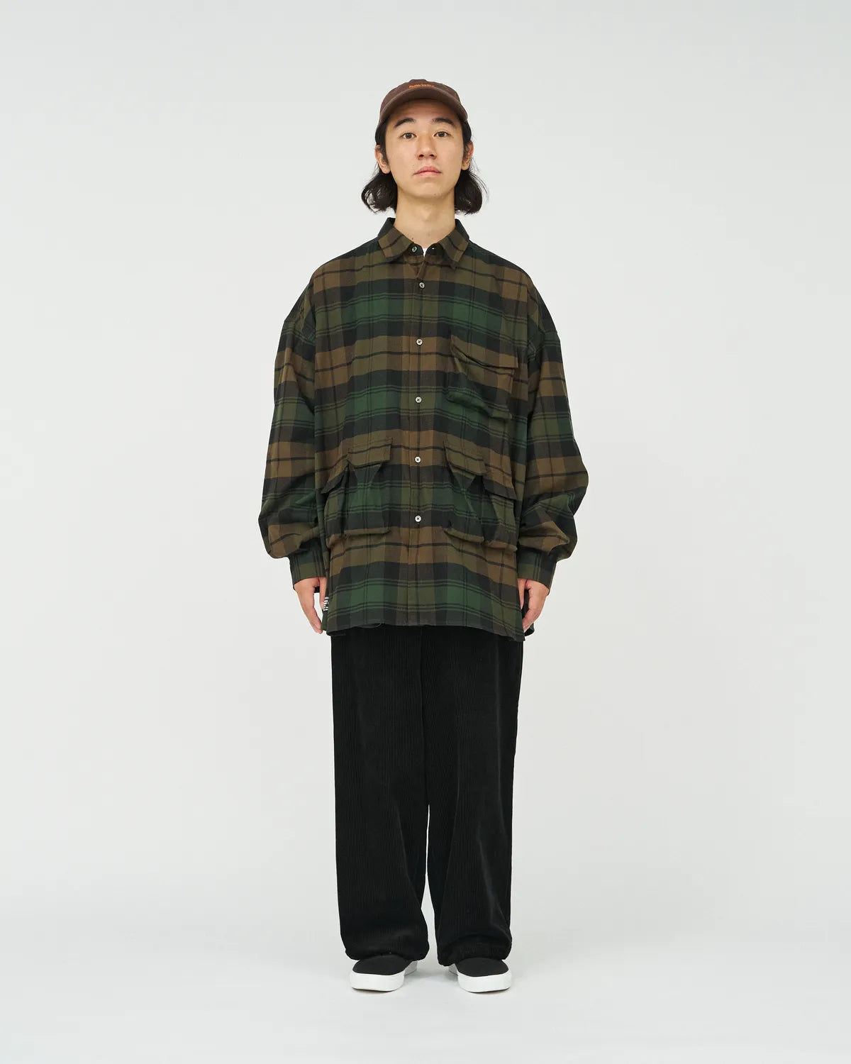 FreshService / FLANNEL CHECK MULTI POCKET SHIRT (FSC254-50059)