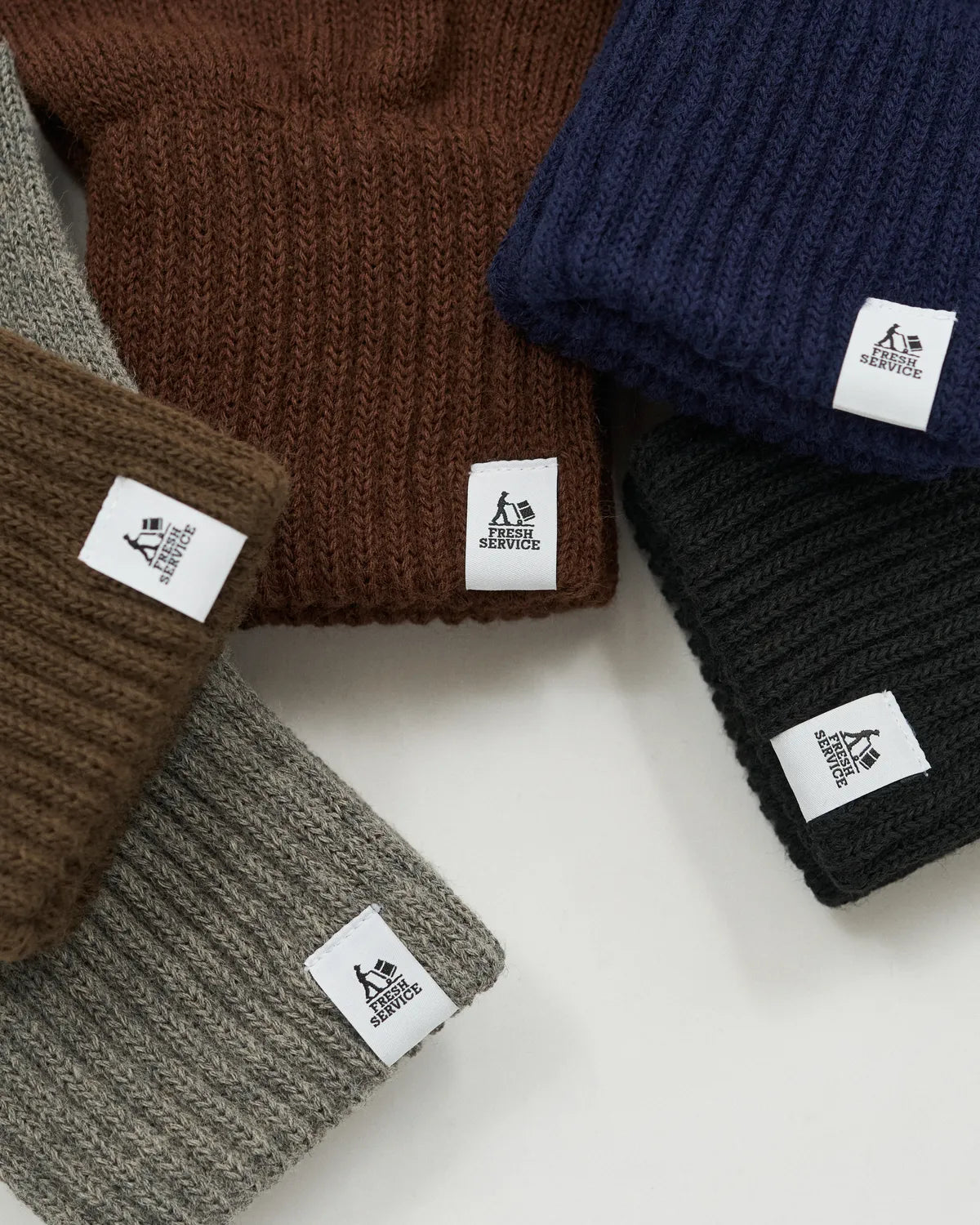 FreshService / THERMAL RIB KNIT FINGERLESS GLOVES (FSP254-90068)