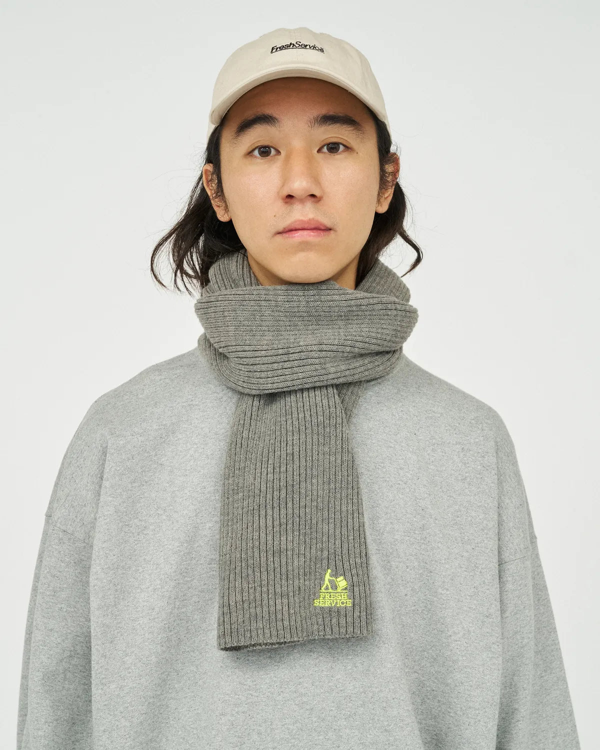 FreshService / THERMAL RIB KNIT SCARF (FSP254-90067)