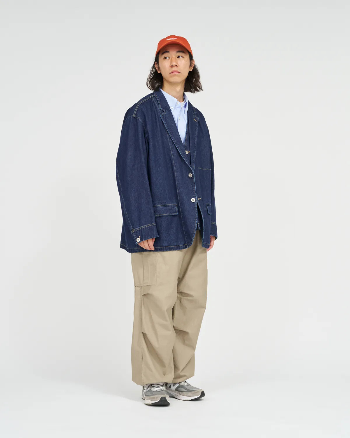 FreshService / WORKERS DENIM VEST (FSC261-30265OB)