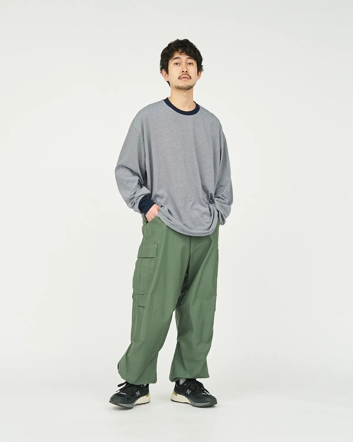 FreshService / MICRO BORDER L/S TEE (FSC252-70034)