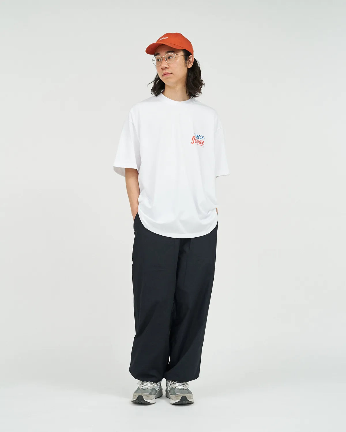 FreshService / CORPORATE PRINTED S/S TEE "ALL DAY ALL NIGHT" (FSC251-70188)