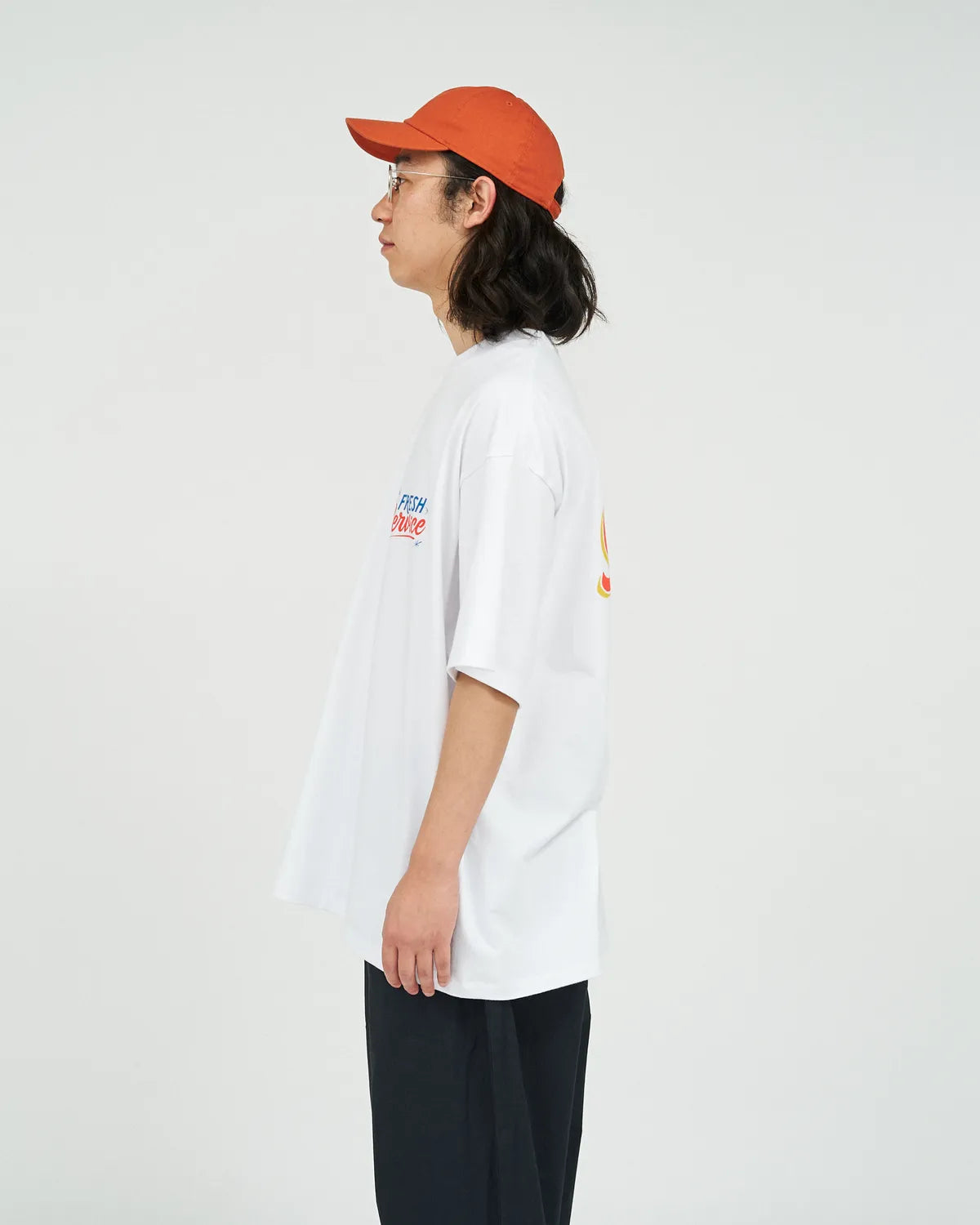 FreshService / CORPORATE PRINTED S/S TEE "ALL DAY ALL NIGHT" (FSC251-70188)