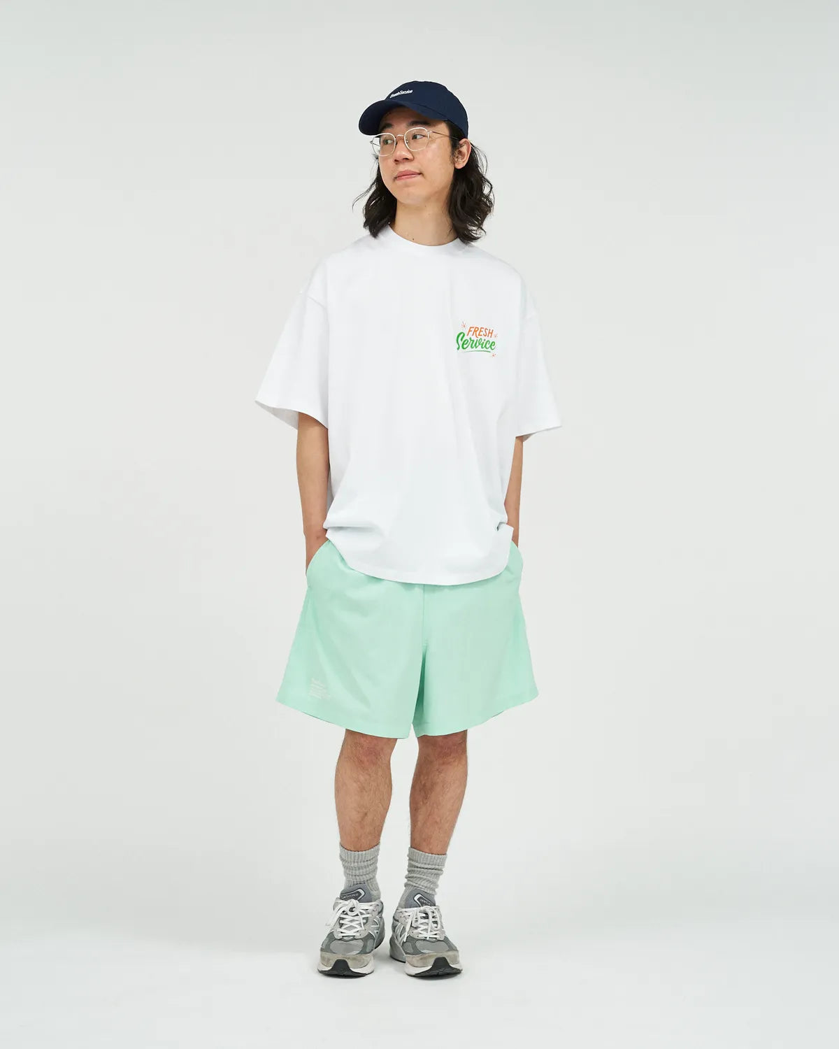 FreshService / CORPORATE PRINTED S/S TEE "ALL DAY ALL NIGHT" (FSC251-70188)