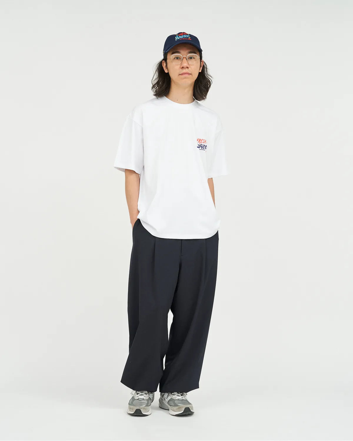 FreshService / CORPORATE PRINTED S/S TEE "ALL DAY ALL NIGHT" (FSC251-70188)