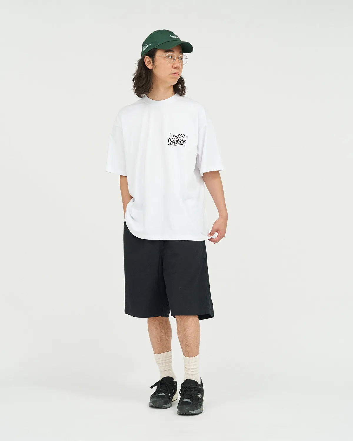 FreshService / CORPORATE PRINTED S/S TEE "ALL DAY ALL NIGHT" (FSC251-70188)