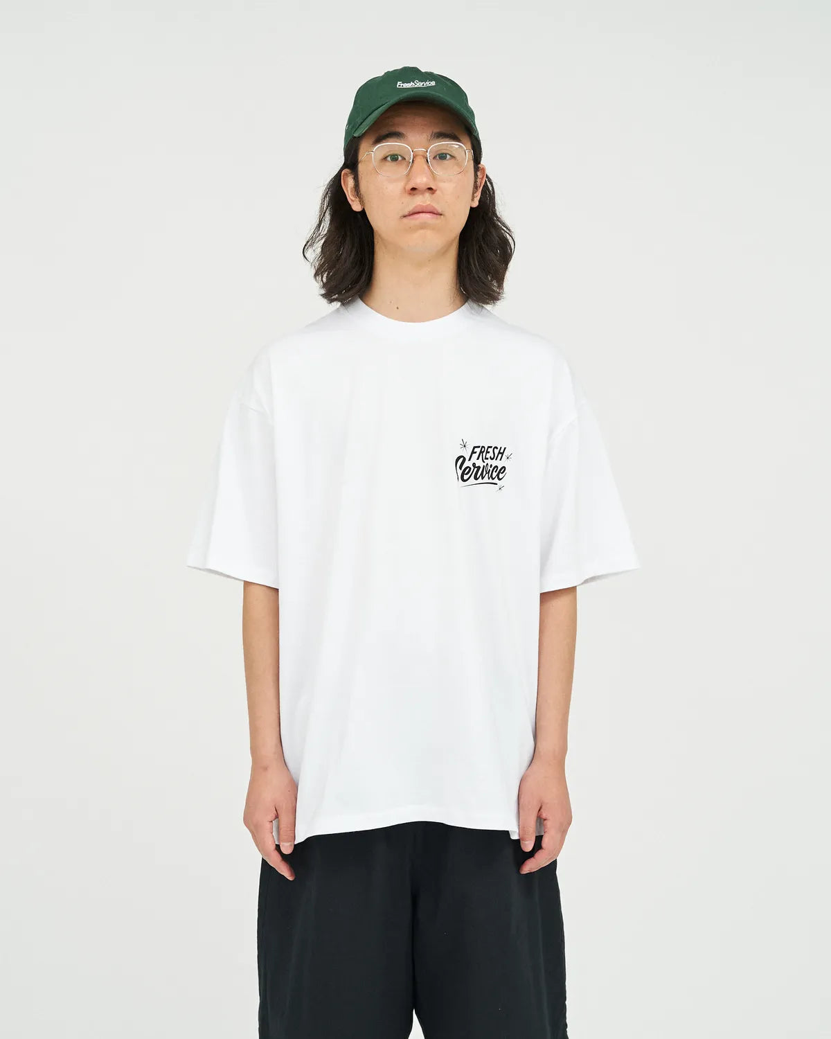 FreshService / CORPORATE PRINTED S/S TEE "ALL DAY ALL NIGHT" (FSC251-70188)
