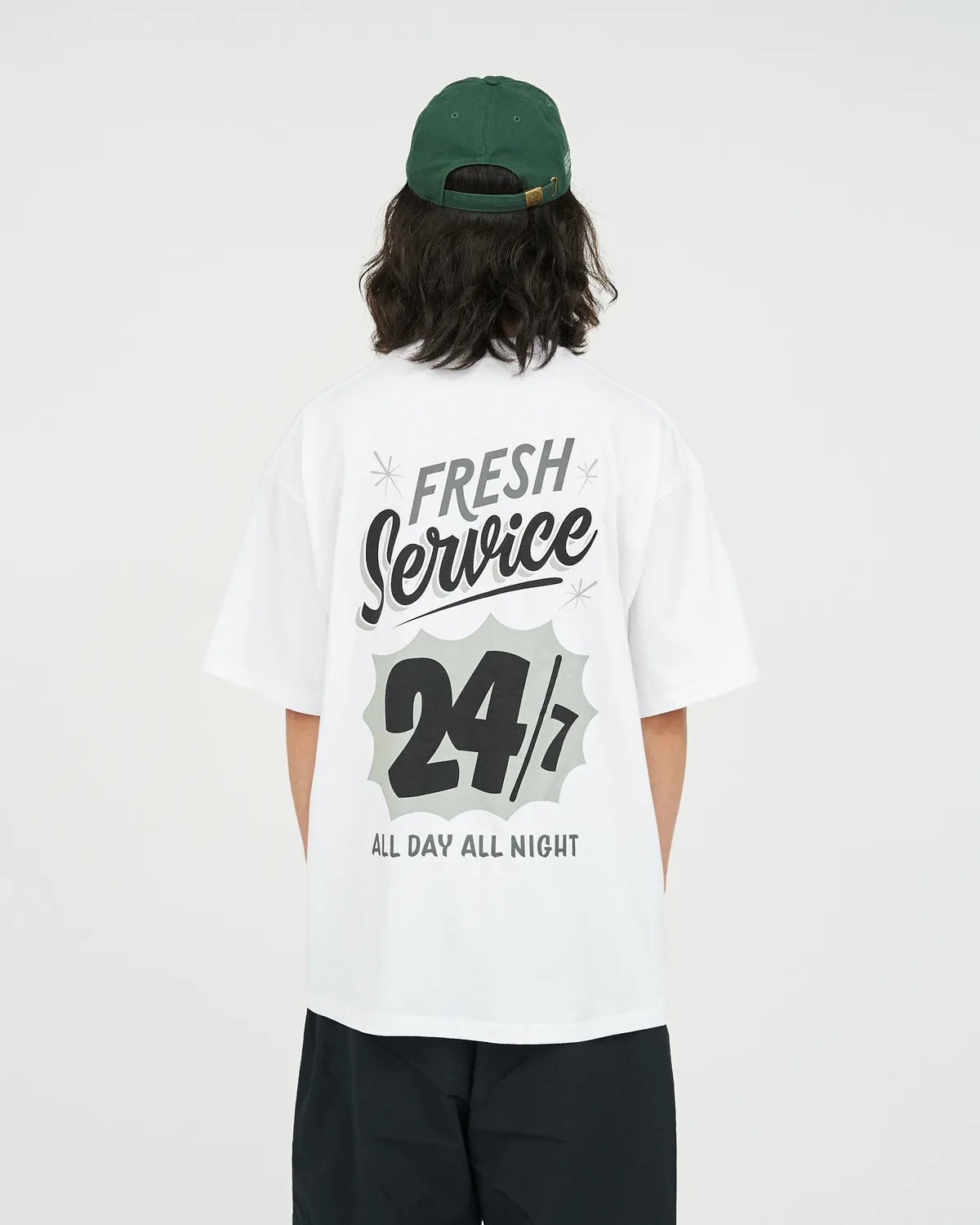 FreshService / CORPORATE PRINTED S/S TEE "ALL DAY ALL NIGHT" (FSC251-70188)