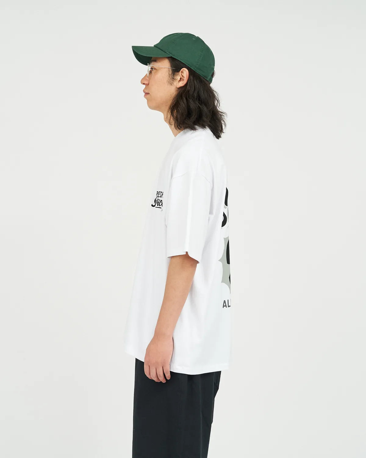 FreshService / CORPORATE PRINTED S/S TEE "ALL DAY ALL NIGHT" (FSC251-70188)