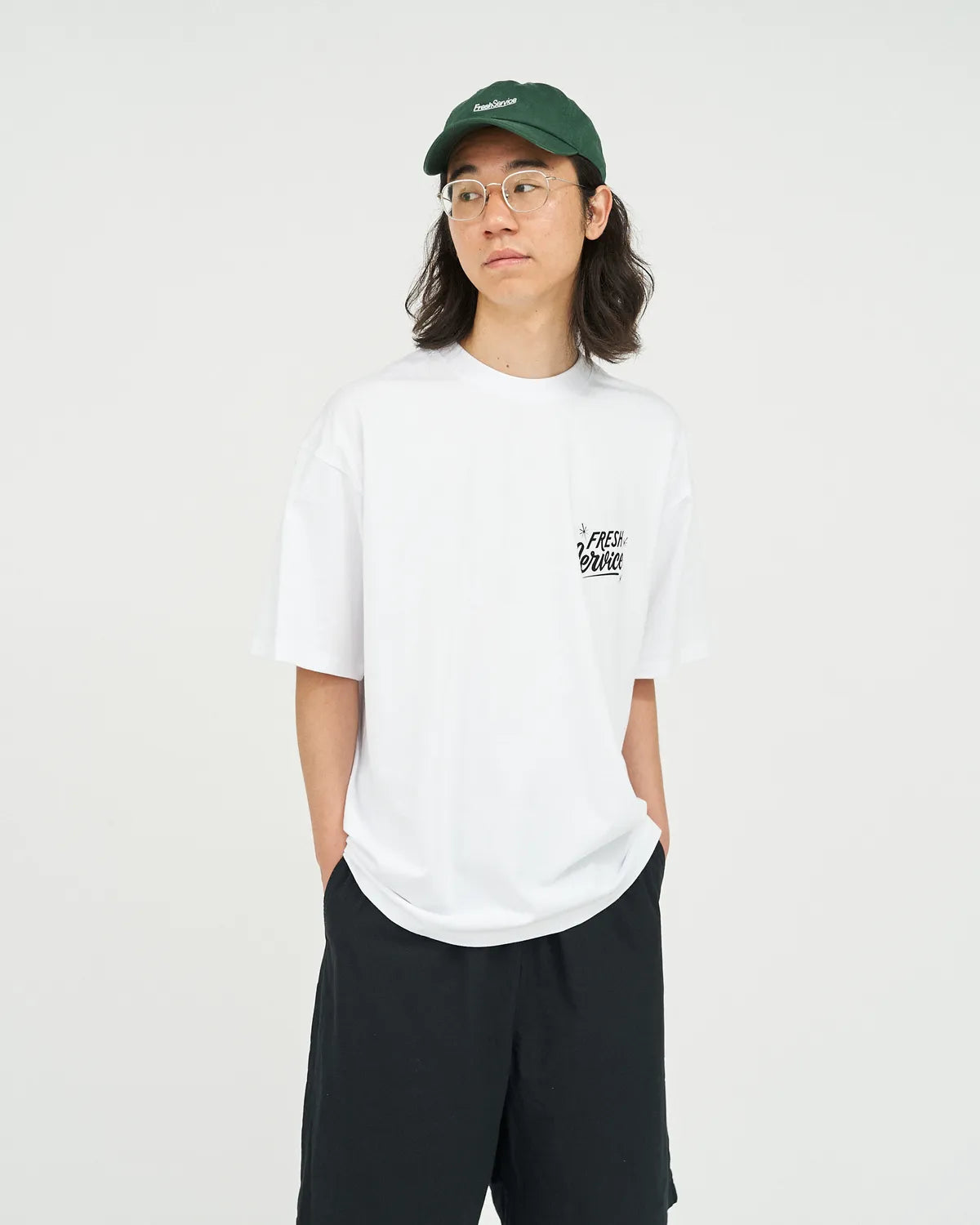 FreshService / CORPORATE PRINTED S/S TEE "ALL DAY ALL NIGHT" (FSC251-70188)